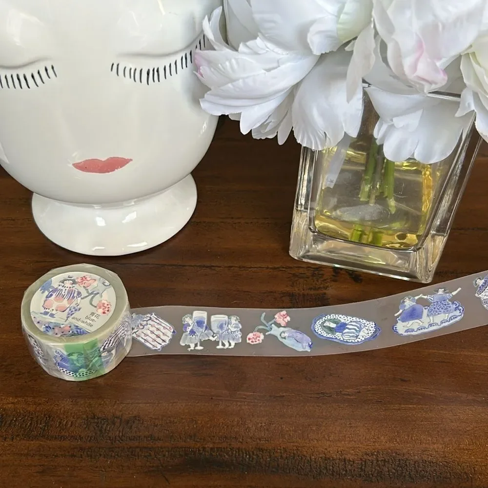 dodolulu PET Tape New blue and white collection